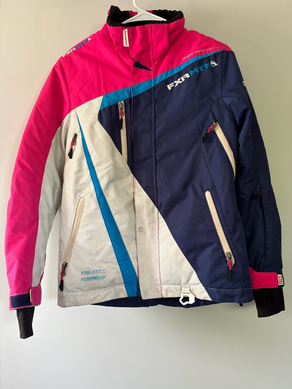 Woman’s FXR Vertical Jacket - Pink, Navy & White
